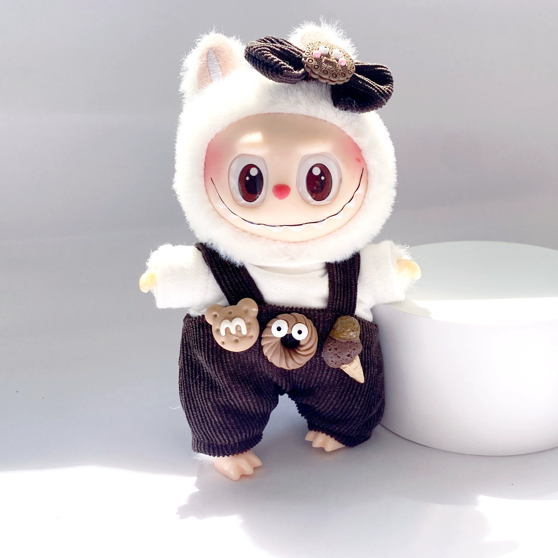 Doll plastic, overall for dressing up, second generation, children's clothing