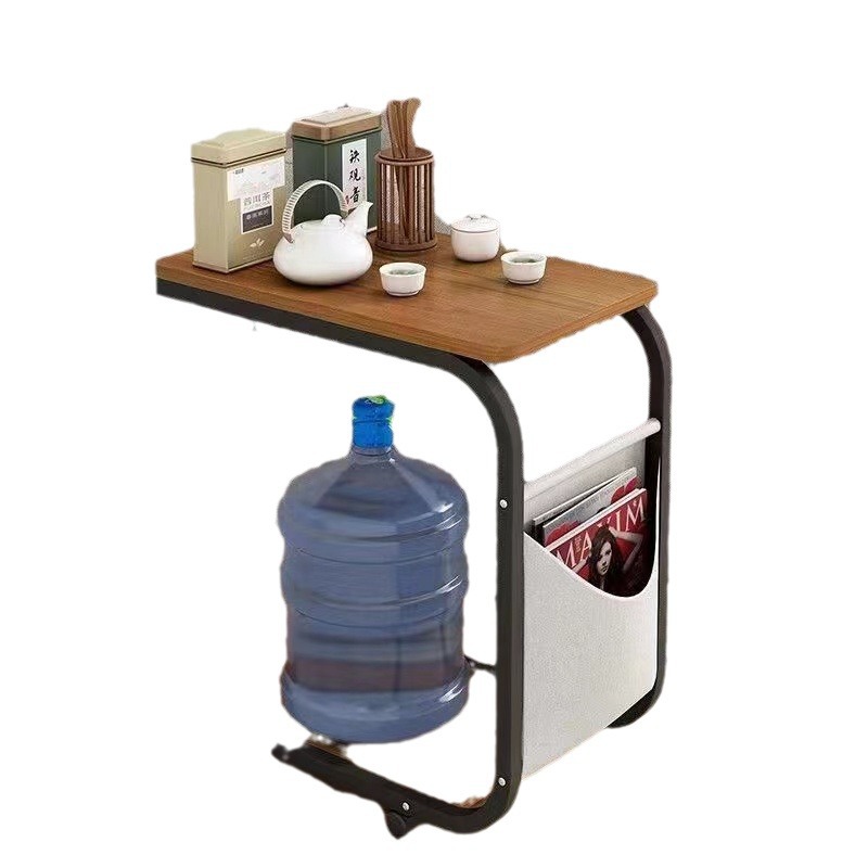 Mesa de té simple europea, mesa de té móvil pequeña, mesa de té de lujo ligera, mesa y silla de balcón, sala de estar, sofá, pequeño gabinete de mesa de té