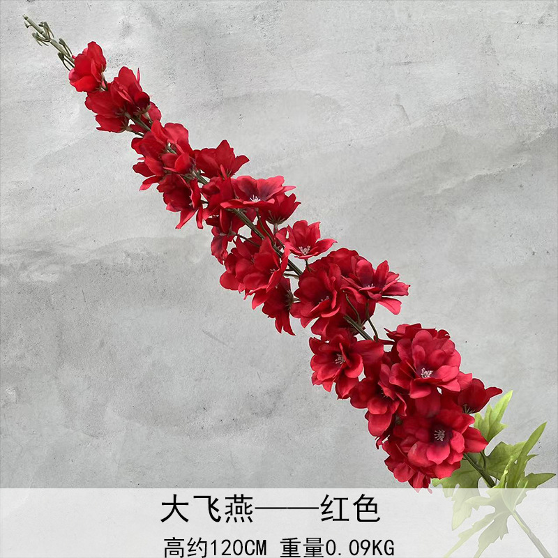 Jacinto Super gran rama mil orquídea salón de bodas arreglo floral decoración alta flor material de Flor Alta rama alta golondrina voladora grande anti-Flor artificial