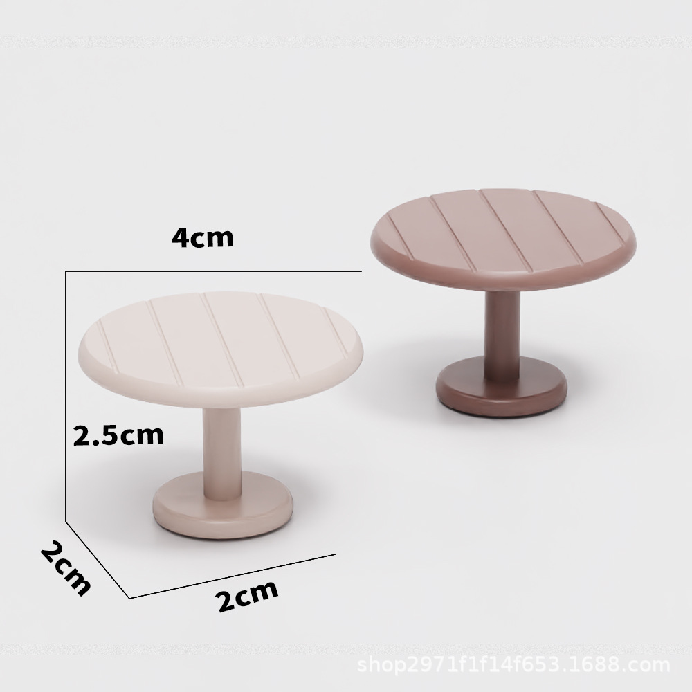 61cm 원탁 테이블 (2가지 색상 중 랜덤 발송)