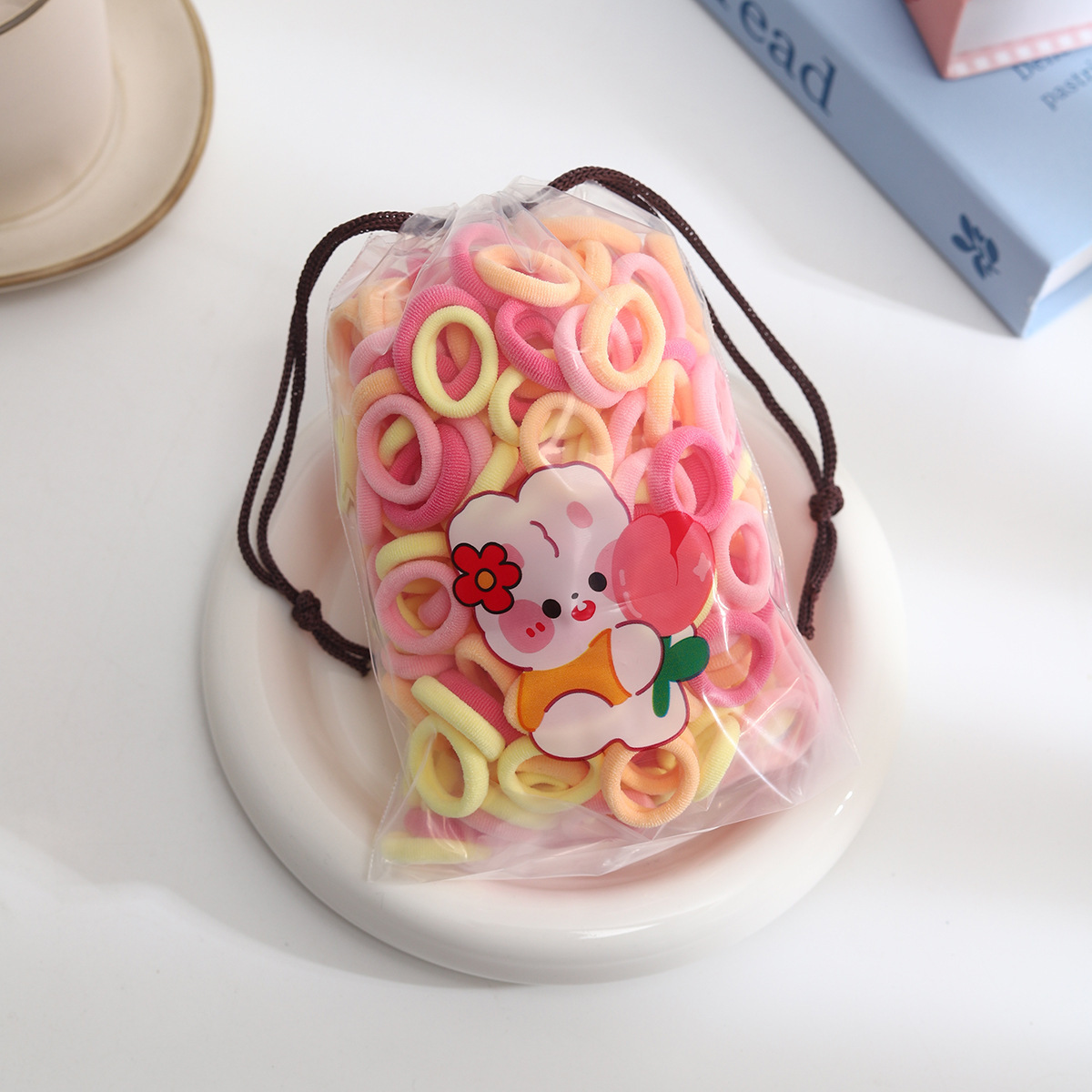 15#Warm sun color towel rings 200 pieces free bag