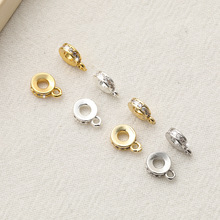 14K����ɫ���ʯ���������Ƭ�ƽ����diy���������ֹ��������