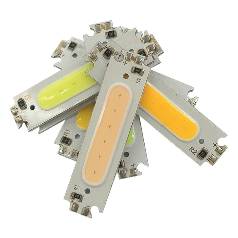 Светодиодные ленты COB 60*15 мм, 2 Вт, 12 В, длинные, для поверхностного монтажа, доступны в различных цветах