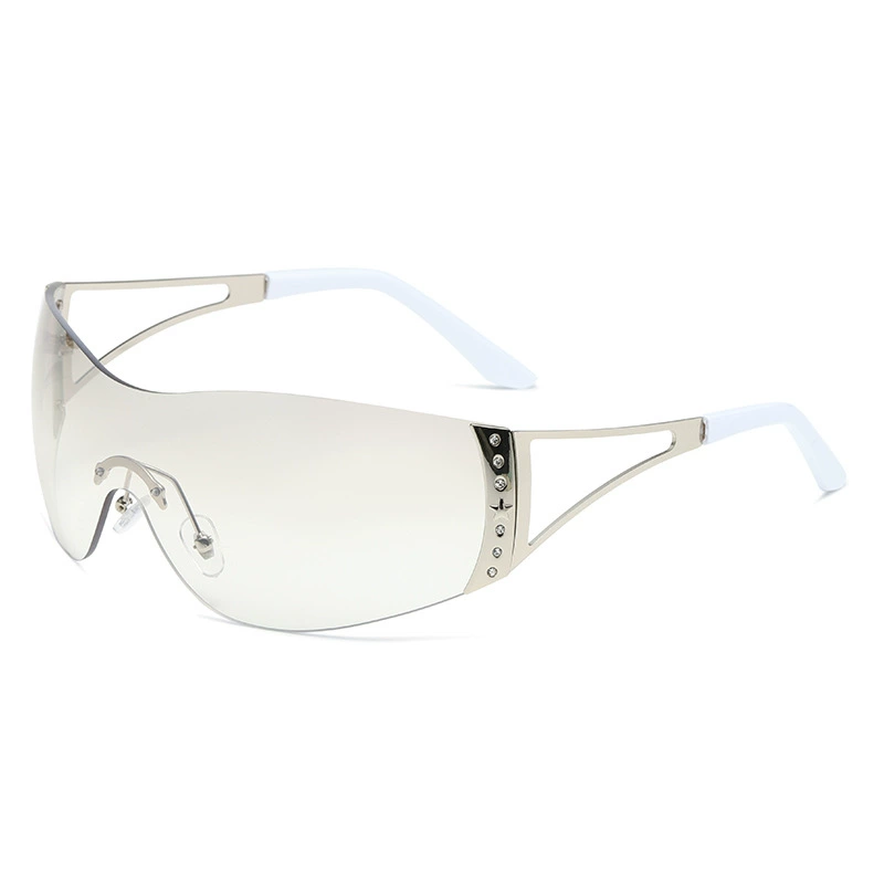 Солнцезащитные очки XinheGlasses, металл без оправы, европейский стиль, поляризованные UV400, несколько цветов