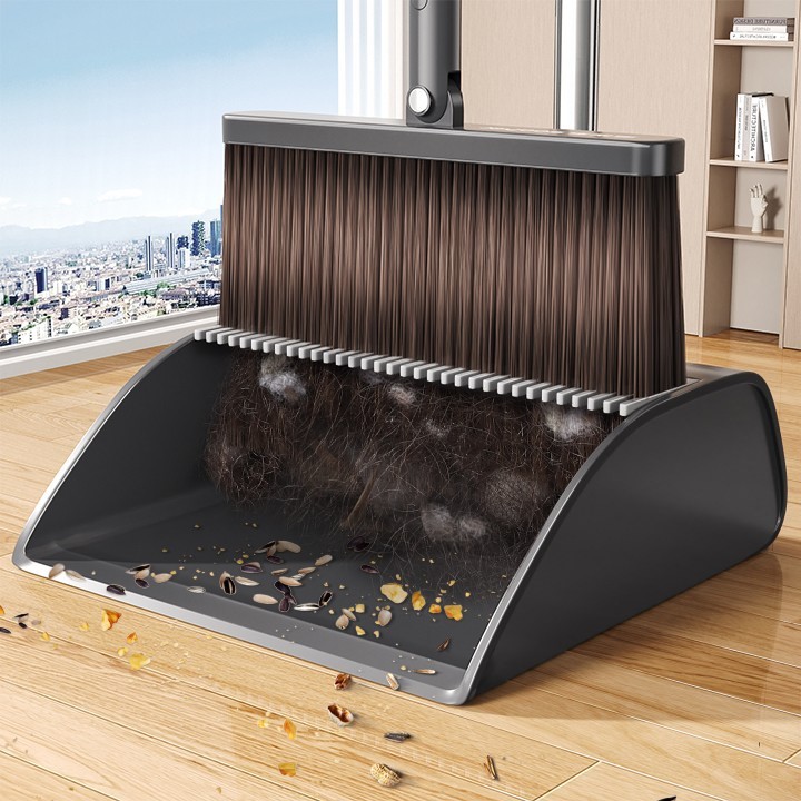 Broom Dustpan Household suit 2025 New Sweeping Broom Combination Garbage Shovel Hair-free Artifact Broom Dustpan Household suit 2025 New Sweeping Broom Combination Garbage Shovel Hair-free Artifact