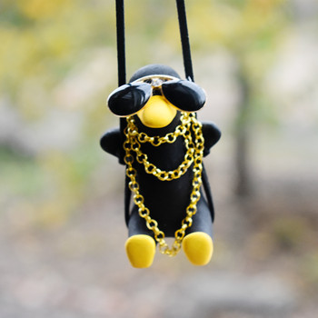Cross-Border Car Hanging Ornaments Swing Duck Car Hanging Decoration Car Essential Supplies Car Interior Accessories