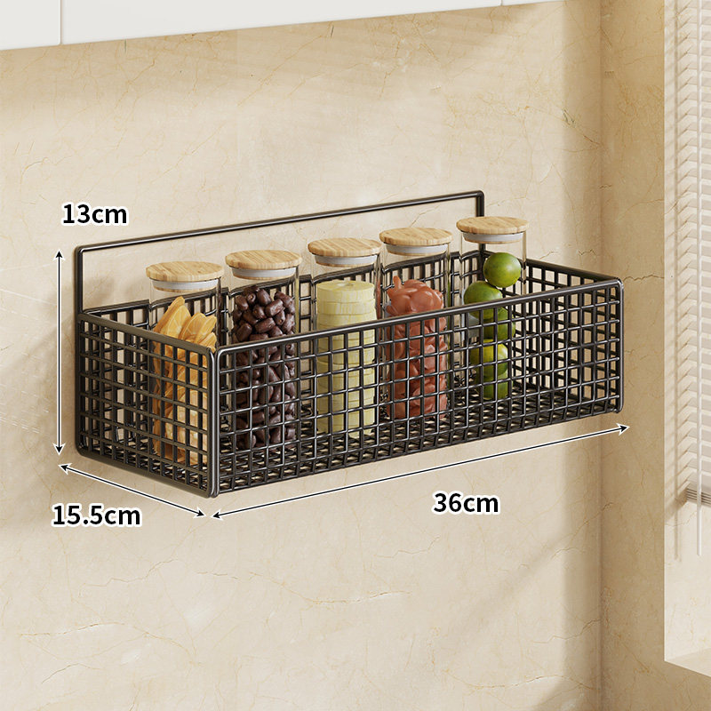 Especiero de Pared para Cocina Sin Perforación, Multifuncional