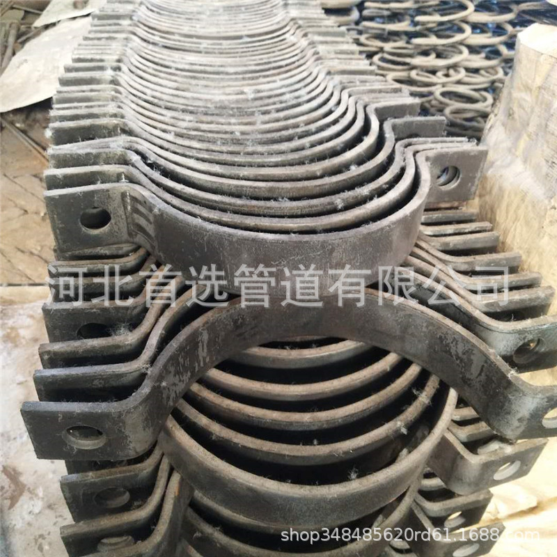 基准型双螺栓管夹 双孔管夹