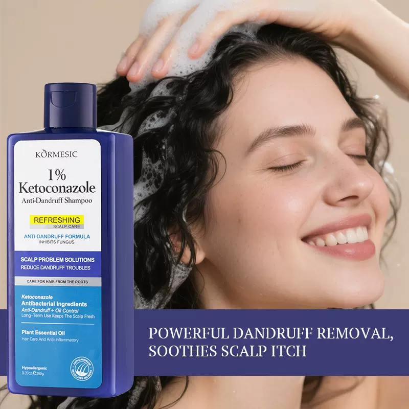 KORMESIC外贸全英文洗发水shampoo清爽控油家庭装跨境厂家批发