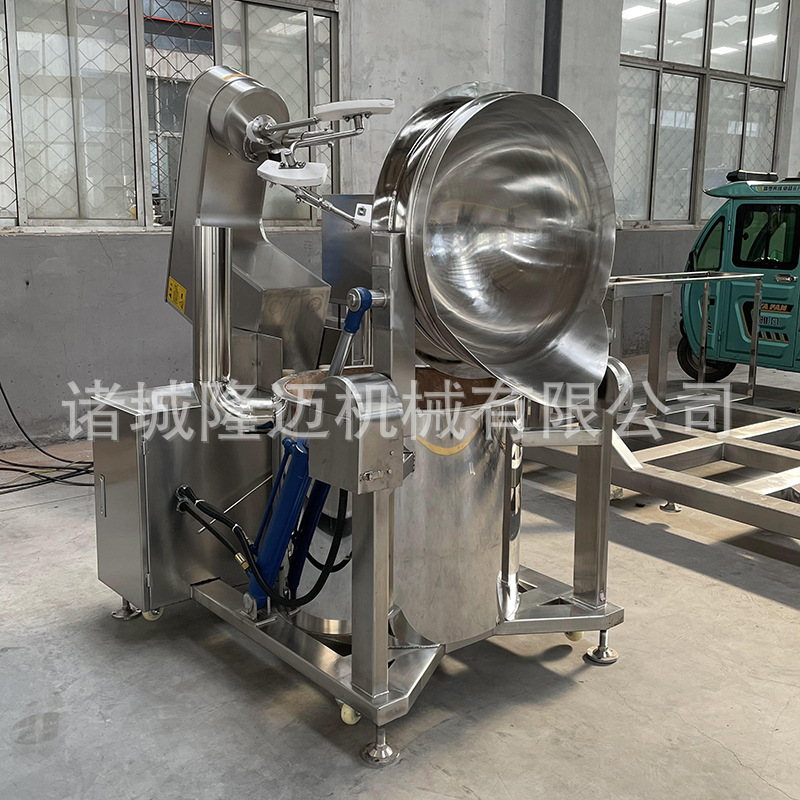 供应全自动行星搅拌炒锅 商用酱料熬制燃气炒锅 辣椒酱炒锅