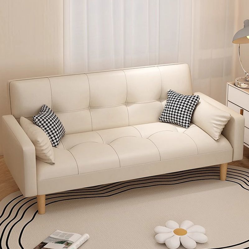 Ocio nórdico 2025 sofá pequeño tipo de alquiler dormitorio plegable sofá doble de lujo ligero plegable