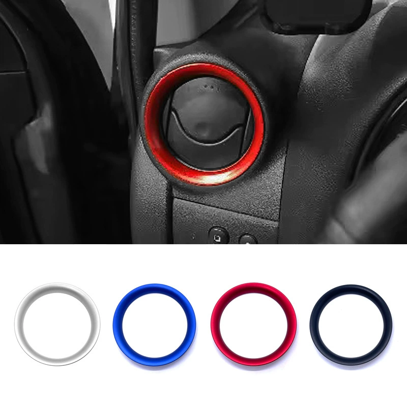 Подходит для Nissan March New Sunshine, розетка для кондиционера, декоративное кольцо, нашивка, яркая рамка, принадлежности для украшения интерьера