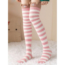 T 13291 Fleece Over-the-knee Socks ���޹�ϥ���׿羳����