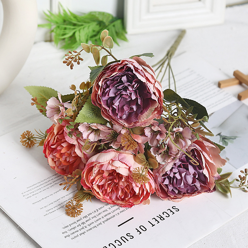 보라색 코어 MY-둥근 머리 큰 모란