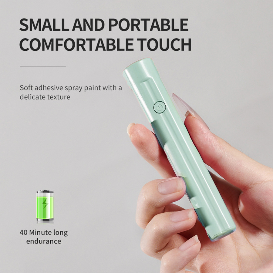 Lámpara de uñas de mano pequeña lámpara de uñas portátil proyector de almacenamiento eléctrico mini lámpara de fototerapia de secado rápido lámpara de cocción de uñas