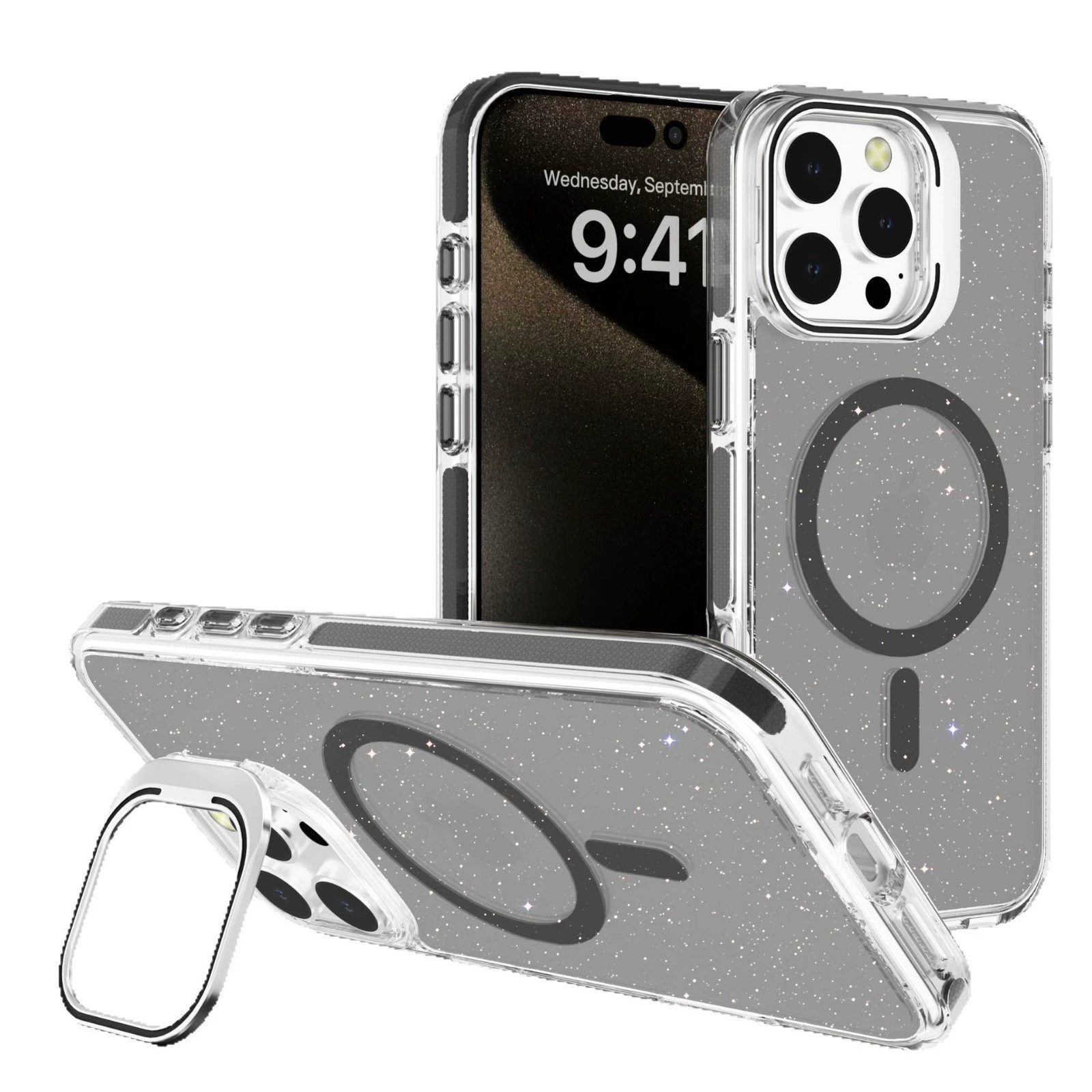 Apple, двухцветная трубка, совместимый чехол, защитный чехол, iPhone 15, стиль лёгкой роскоши, iPhone 16 Pro Max