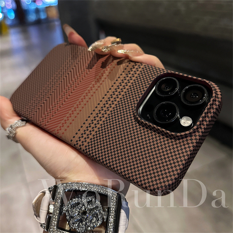 超薄碳纤维纹适用苹果17Promax无线磁吸iPhone16超薄磨砂15手机壳|undefined
