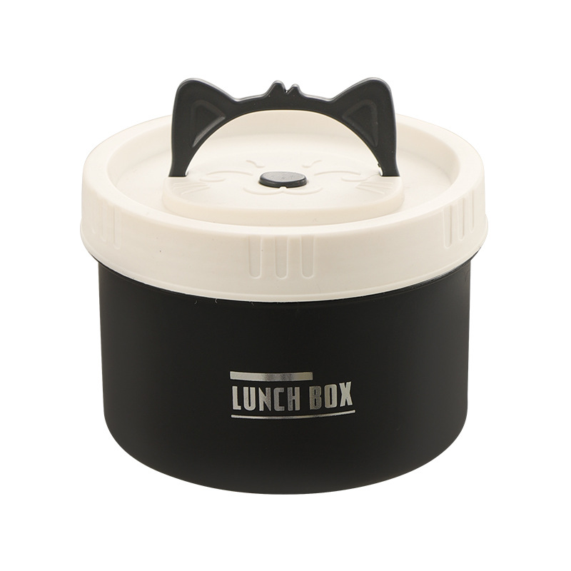 304 aislamiento de acero inoxidable caja de almuerzo alumno portátil sellado multicapa caja de almuerzo circular caja de almuerzo