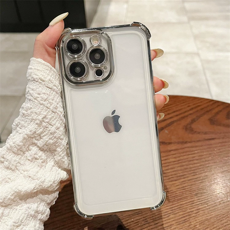 Apple, совместимые защитные уголки, прозрачный чехол для телефона, iPhone 15, защитный чехол, iphone, 16promax, падение защита