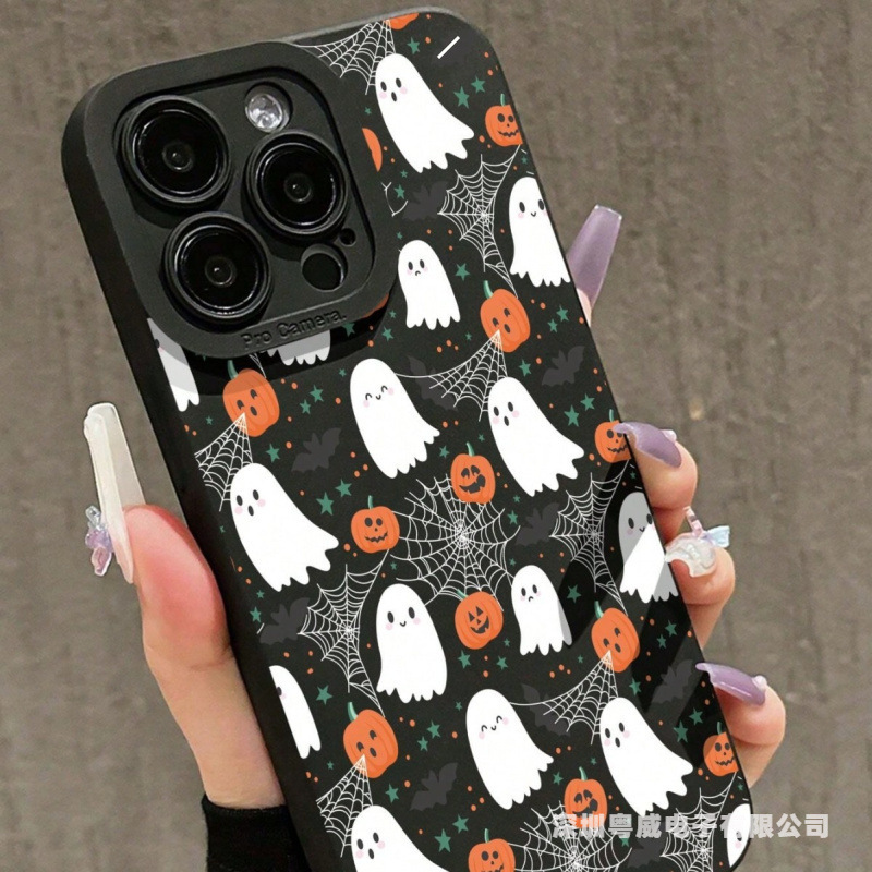 Ghost Spider Web 18Pro Is Suitable for Apple 16Pro Mobile Phone Case Iphone15Pro Pupil Eye 14/13/12 European Version Ghost Spider Web 18Pro Is Suitable for Apple 16Pro Mobile Phone Case Iphone15Pro Pupil Eye 14/13/12 European Version