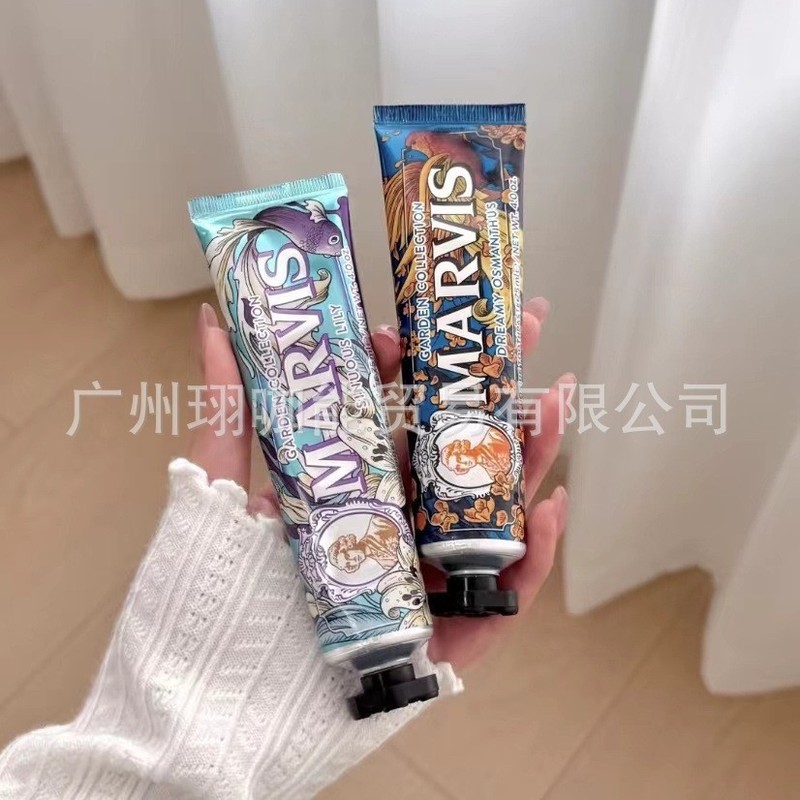 意大利玛尔斯秘境牙膏花园玫瑰百合桂花呵护牙龈伴手礼75ML可代发|undefined