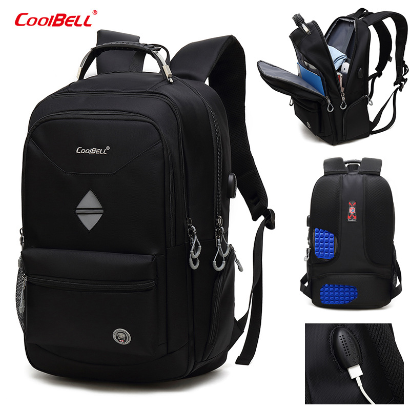 Cross-Border Fashion Men's Backpack, High-End Lightweight Travel Backpack, Trendy Large-Capacity Commuter School Bag, Computer Bag
