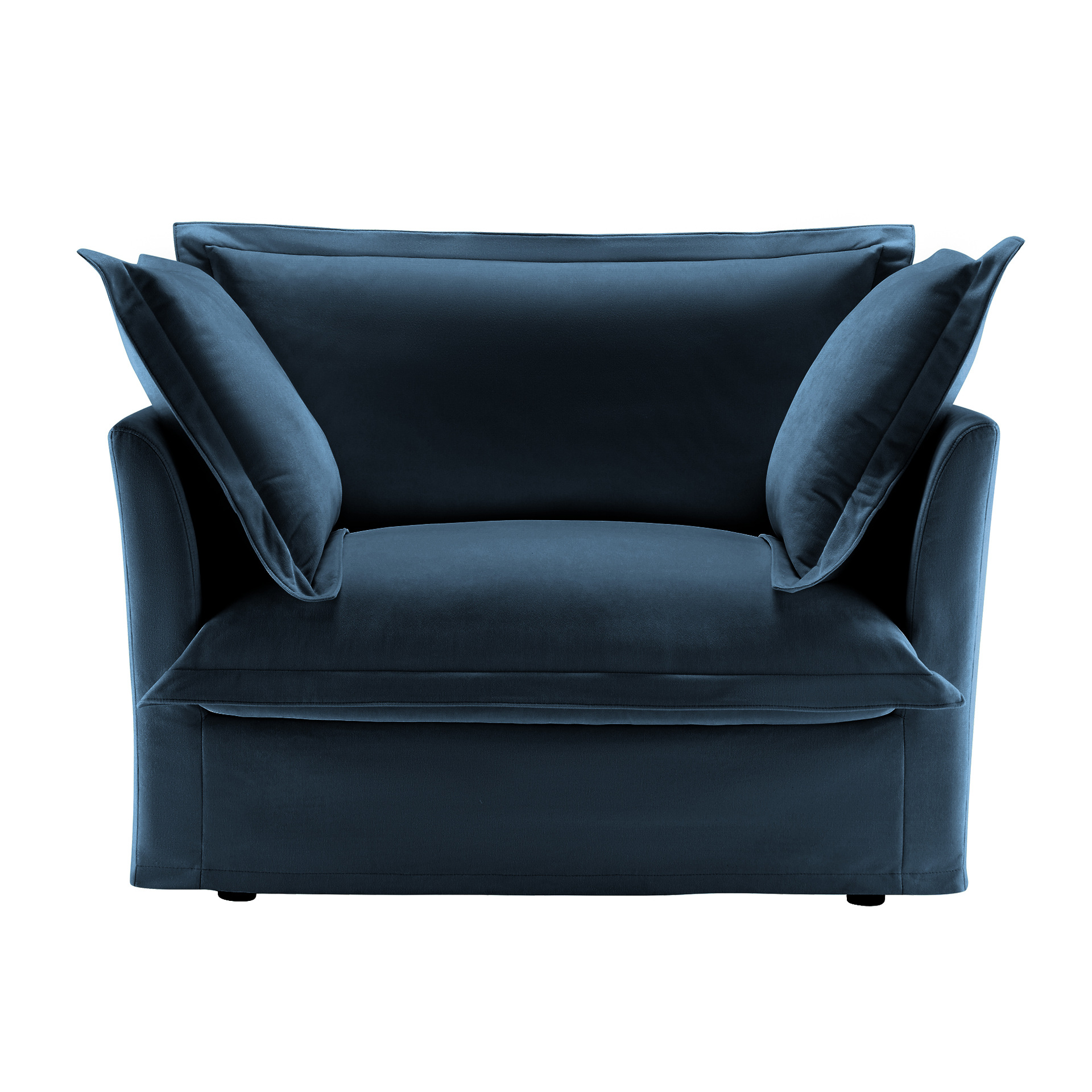 Sofá de lino de estilo nórdico, sofá individual, sala de estar, sofá retro americano, desmontable y lavable