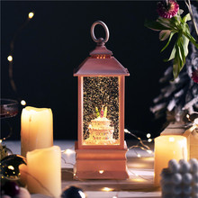 创意小风灯灯光飘雪送女孩闺蜜学生生日毕业礼物音乐盒八音盒