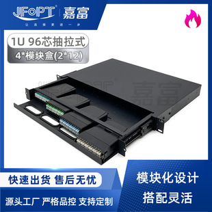 1U���ܶȳ���ʽMPO/MTP�侀��96оLCģ�K�����۽�֧��48�p�w