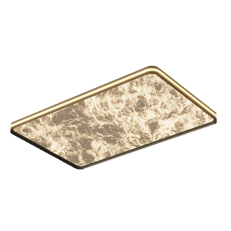 Luz de techo de sala de estar minimalista italiana para proteger los ojos, nueva lámpara moderna, simple y lujosa, luz de nube de alto nivel, luz principal de sala de estar.