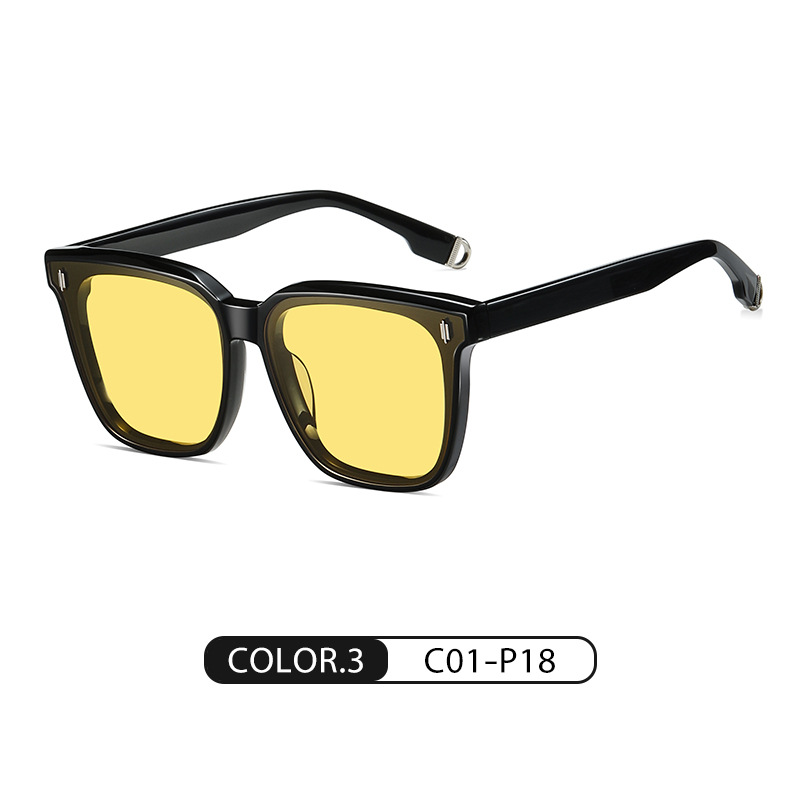 Regalo de marca Gafas de sol de hoja hechas a mano personalizadas Gafas de sol polarizadas con protección solar de montura completa Gafas de sol polarizadas PS6602