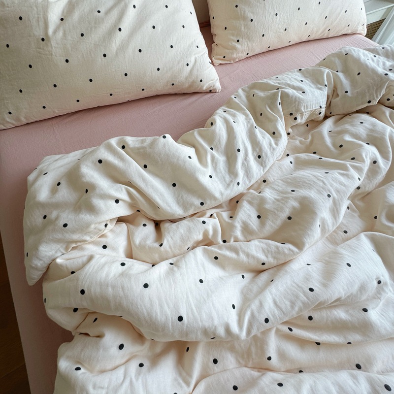 A類全綿有酸素二重糸ベッド4点セット純綿布団シーツ3点セットinsベッド用品セット