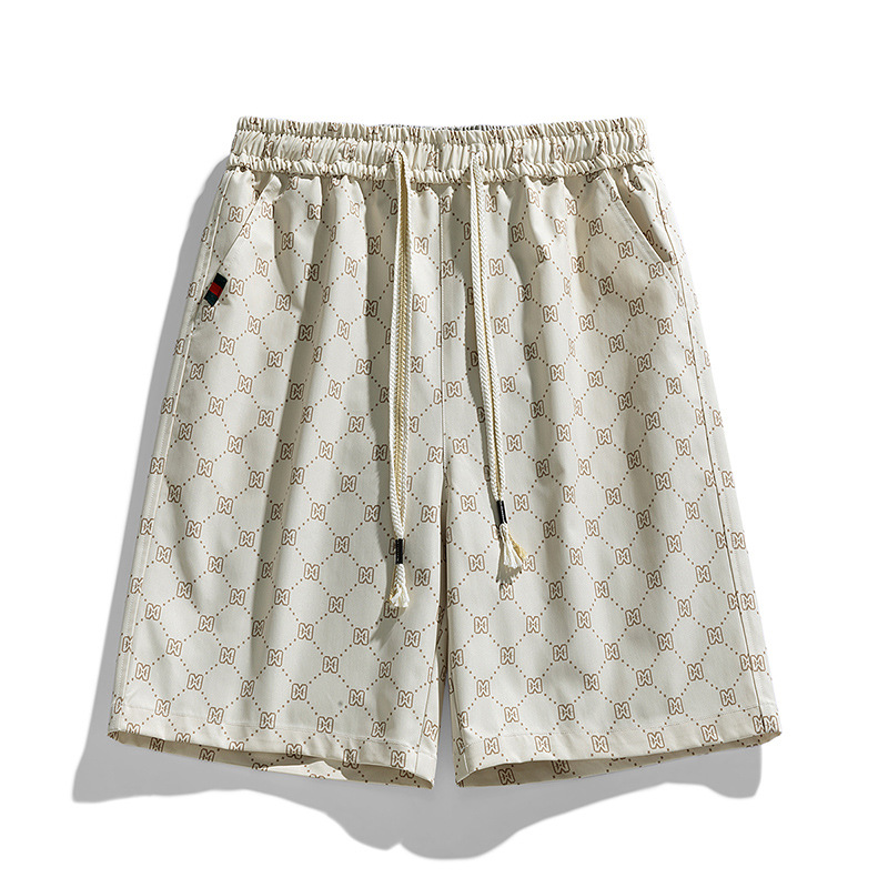 Pantalones cortos de moda de verano, pantalones casuales, pantalones deportivos de impresión rectos sueltos, fábrica de pantalones al por mayor