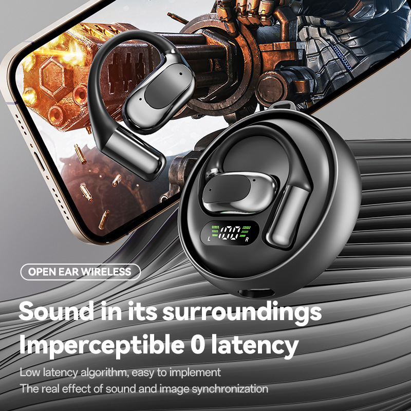 Nouveau modèle intra-auriculaire sport sans fil à haut rapport qualité-prix, réduction de bruit, longue autonomie, conception ouverte._voghion.com