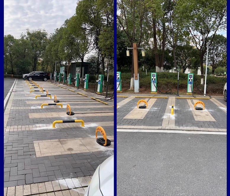 New Energy Vehicle Parking Lock, Charging Station Anti-Occupancy Remote Lift, Shared Smart Parking Lock with Qr Code Payment, Small Barrier Gate