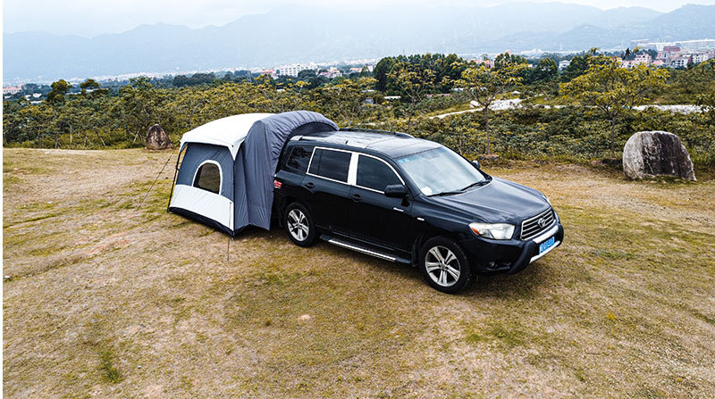 General Motors Car Rear Tent, Outdoor Quick-Open Quick-Setup Tail Tent for Self-Driving, Portable Rainproof Car Tent for Camping