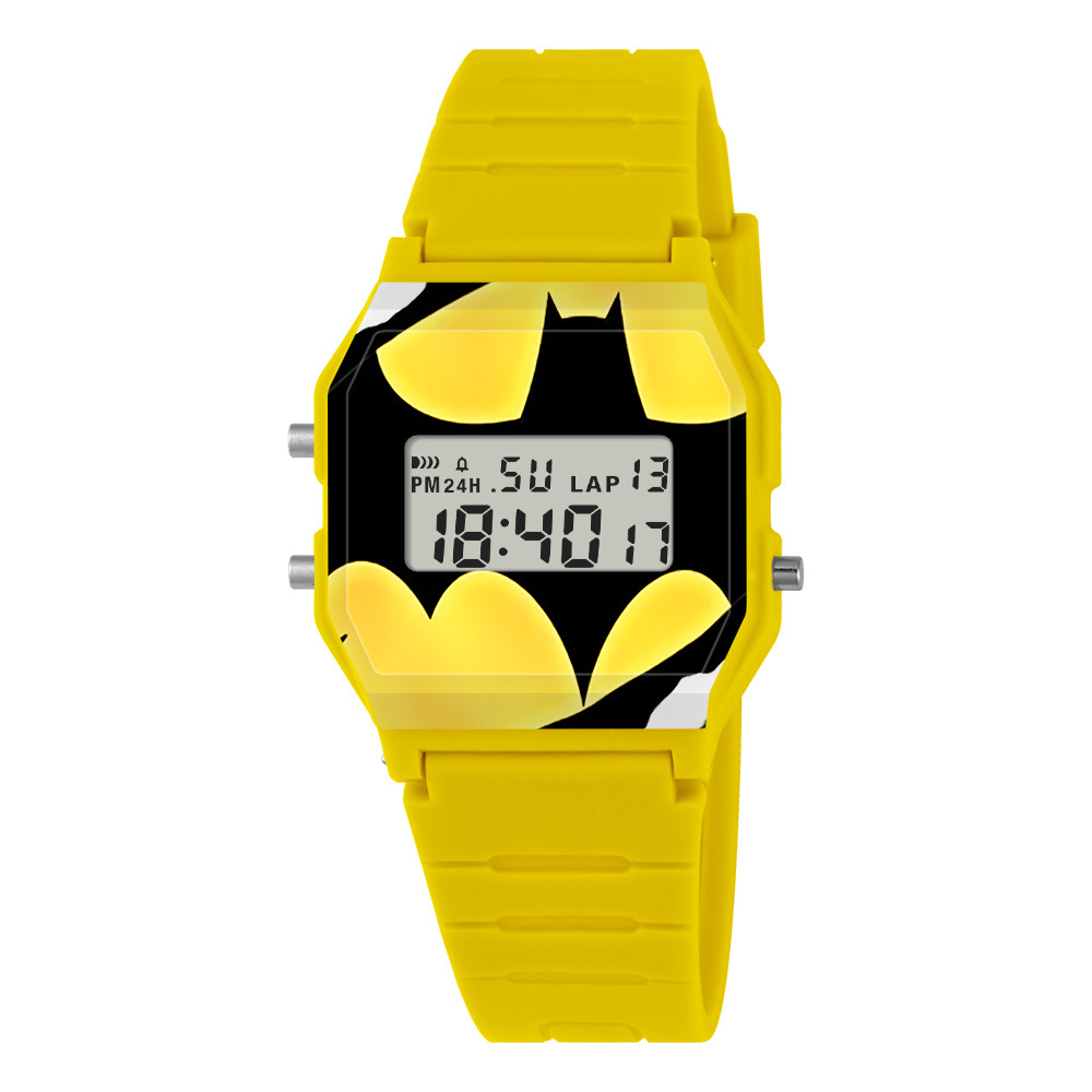 Tendencia de estudiantes de secundaria cronometrador de dibujos animados relojes electrónicos alarma deportiva al aire libre nocturna relojes electrónicos al por mayor