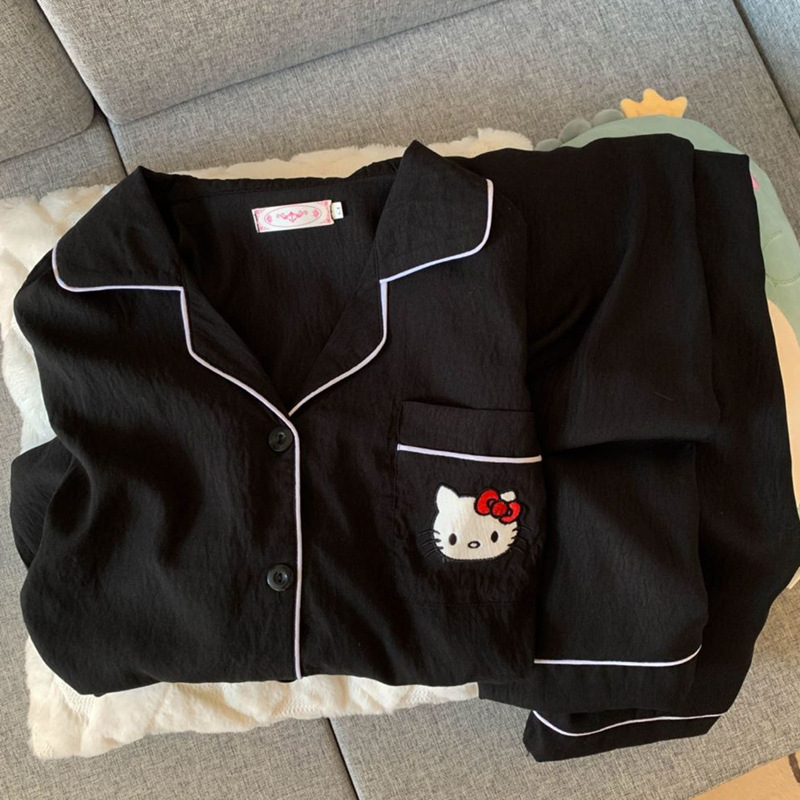 Cloud cotton-black kt cat long