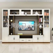电视背景墙柜电视机柜子电视柜组合墙柜客厅现代简约家用高款高柜