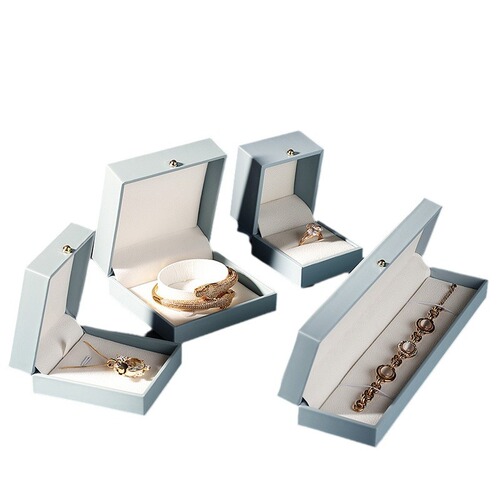 High-end ring box jewelry box necklace bracelet accessory box watch gift box PU leather storage box