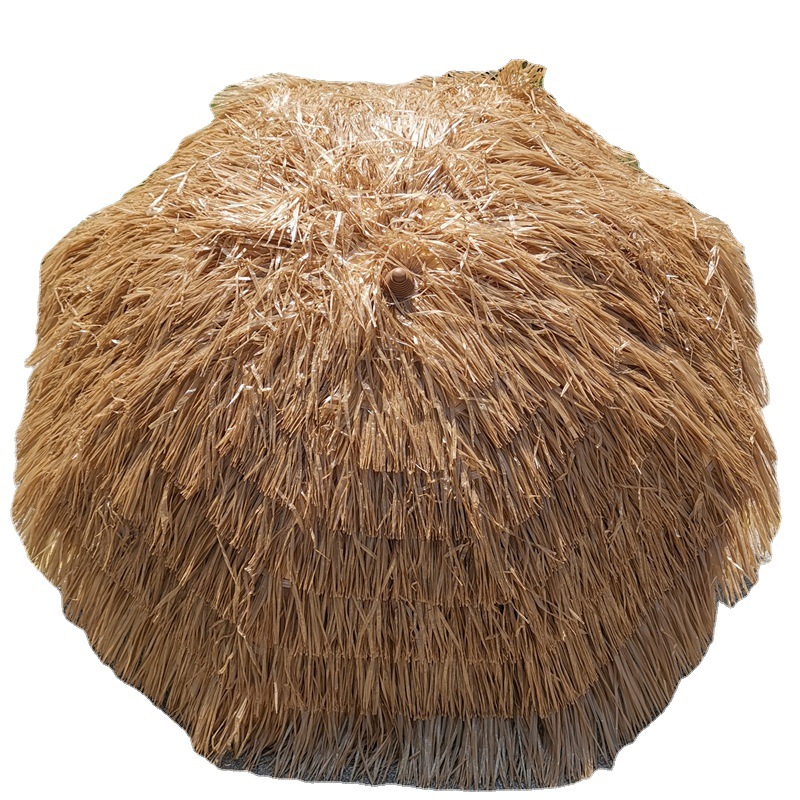 Sombrilla de playa estilo hawaiano, material tipo paja Lafite, ideal para ocio en vacaciones, patio o playa