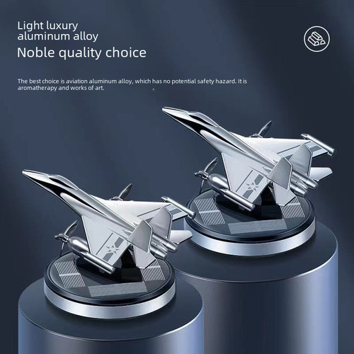 Car solar car air freshener model warplane ornament men high-end car decoration long-lasting mild fragrance