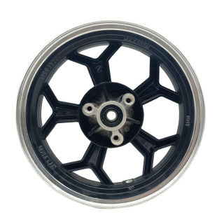 Battery car front wheel 10 inch disc brake hub sand aluminum wheel vacuum tire electric friction front wheel steel ring aluminum rim