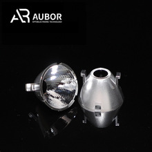 廠家直銷28MM真空鍍銀LED反光燈杯PC透鏡聚光反光杯支持設計生產