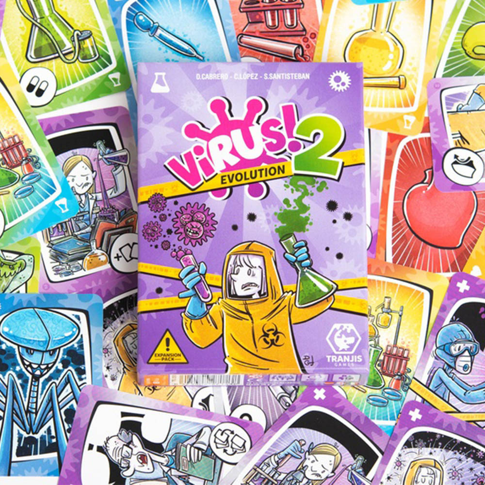 Virus! Grenzüberschreitender Außenhandel Spanisch Englisch Version - Tischspiel Infektions-Spaßparty-Kartenspiel