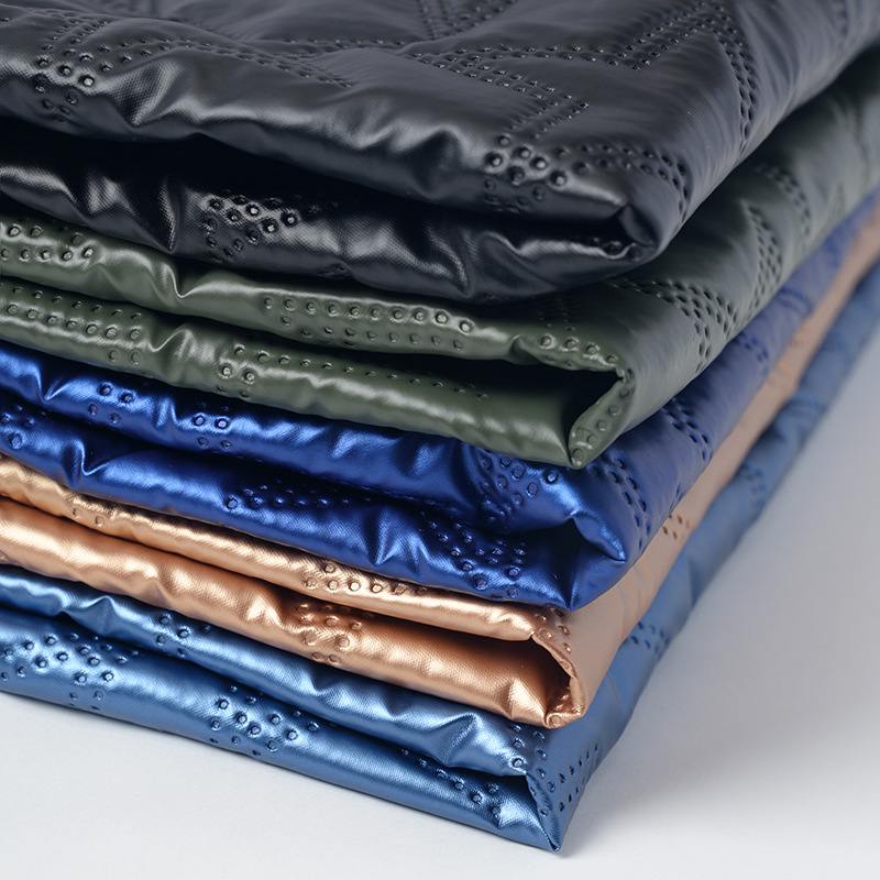 Nueva tecnología ultrasónica compuesto de algodón de poliestireno de algodón para ropa para revestimiento tela relieve pu impermeable bolsa zapatos material de poliestireno de poliestireno X20