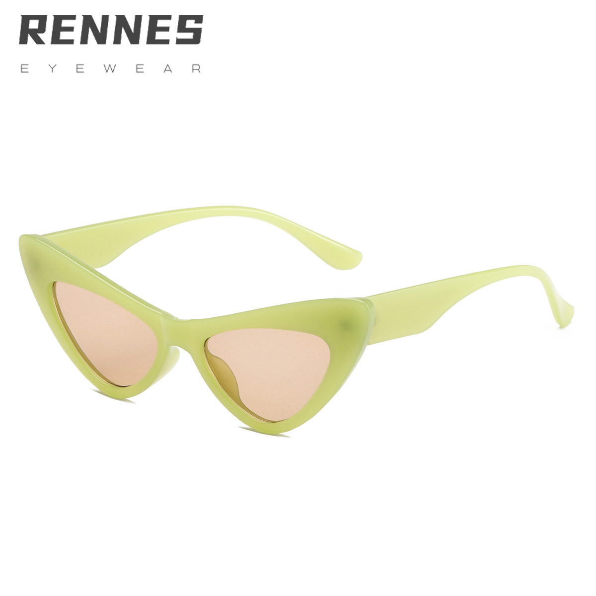 2021 nuevas gafas de sol retro de marco pequeño de ojo de gato de color caramelo transfronterizo personalidad europea y americana moda calle tiro pasarela gafas de sol