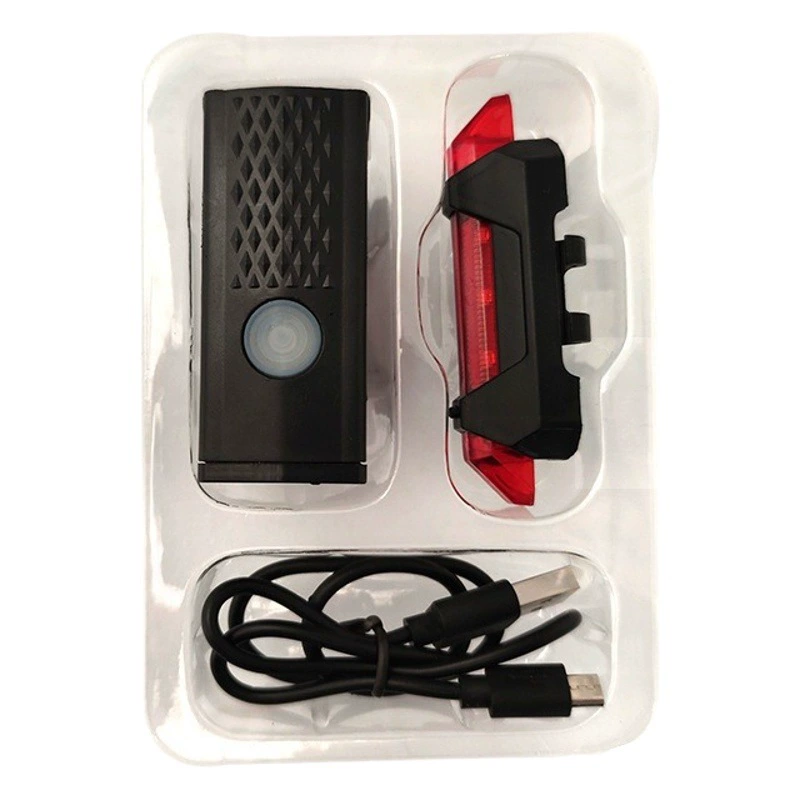 Комплект велосипедных огней 2255 передних огней ночного освещения USB зарядка езда на открытом воздухе передний и задний свет Велосипедное оборудование