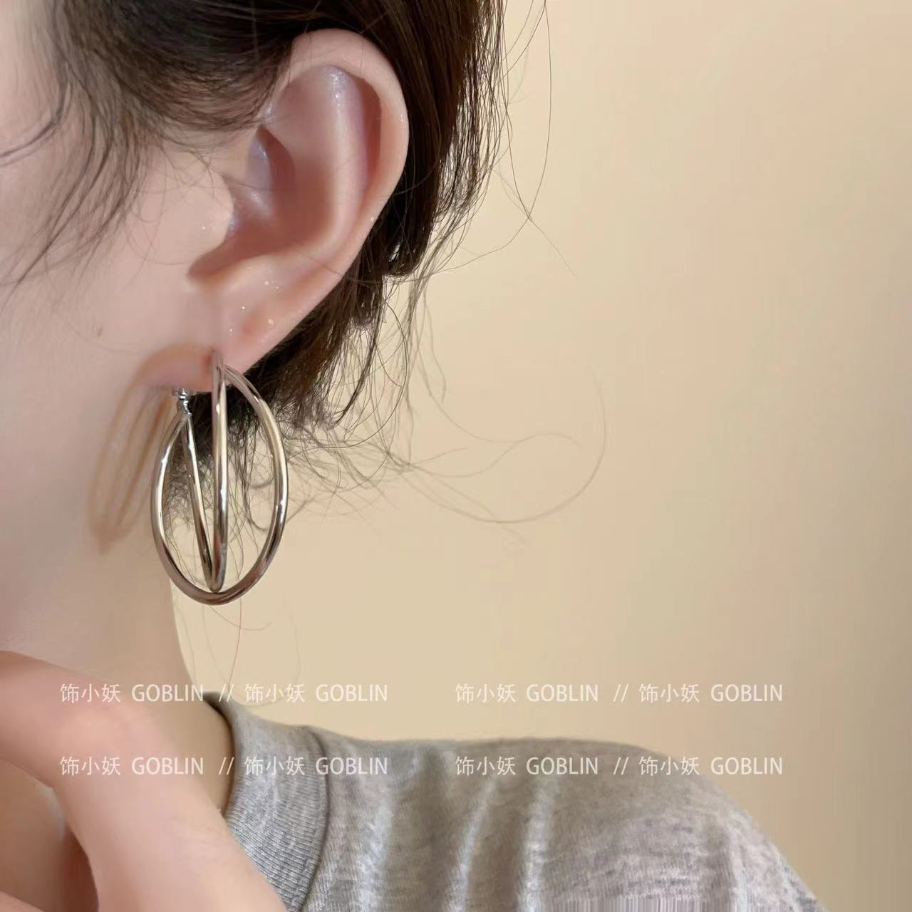 Hoop earrings