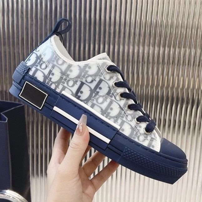 欧洲站D家季透气帆布印花字母时尚板鞋ins风字母印花潮板鞋松糕鞋